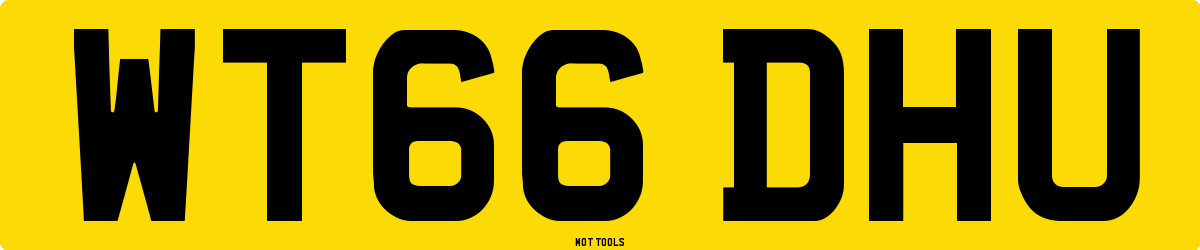 WT66DHU MOT Check