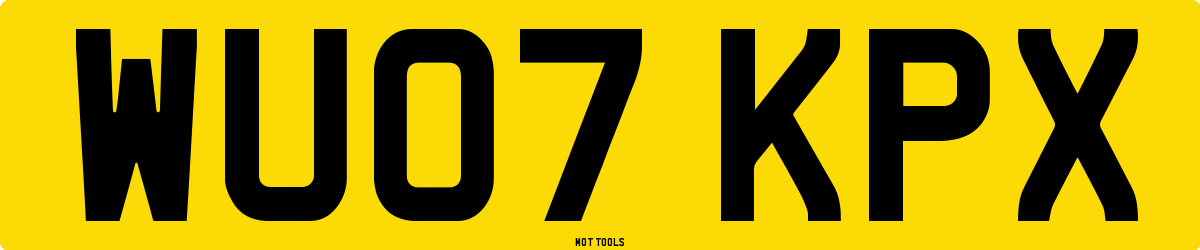 WU07KPX MOT Check