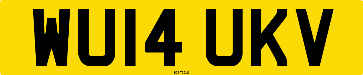 WU14UKV MOT Check