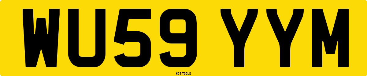 WU59YYM MOT Check