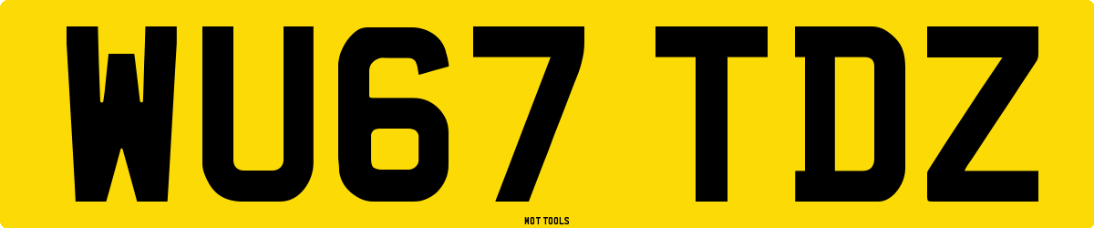 WU67TDZ MOT Check