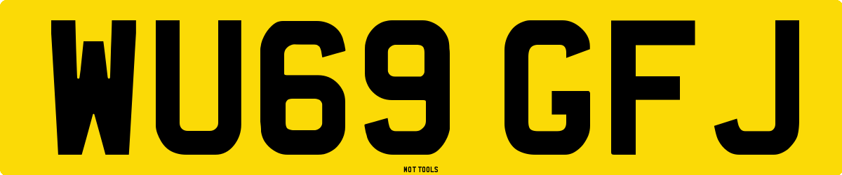WU69GFJ MOT Check