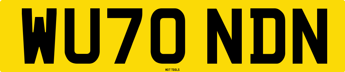 WU70NDN MOT Check