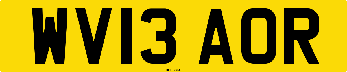 WV13AOR MOT Check