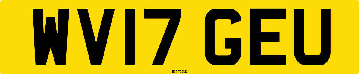 WV17GEU MOT Check
