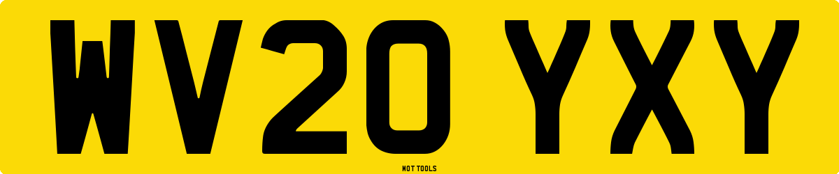 WV20YXY MOT Check