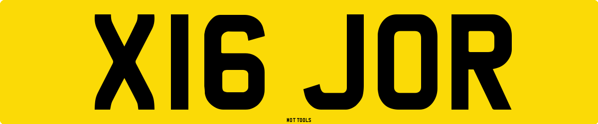 X16JOR MOT Check