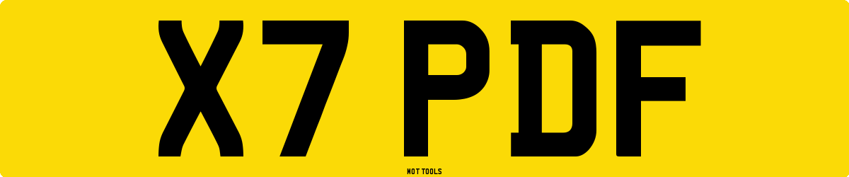X7PDF MOT Check