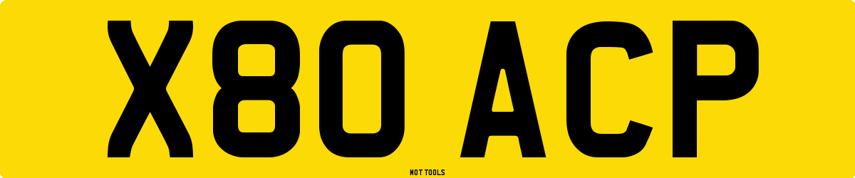 X80ACP MOT Check