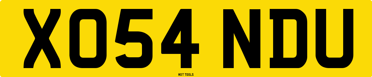 XO54NDU MOT Check
