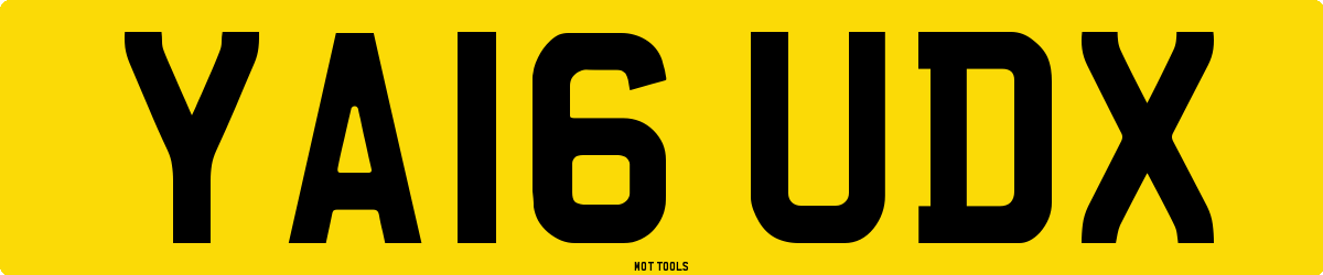 YA16UDX MOT Check