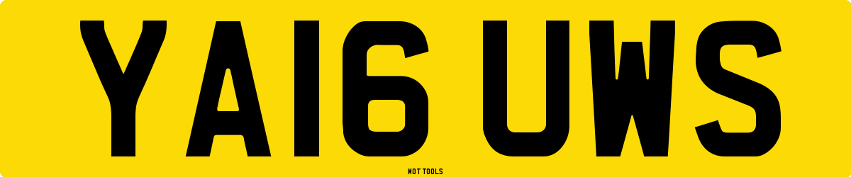 YA16UWS MOT Check