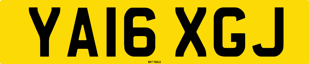 YA16XGJ MOT Check