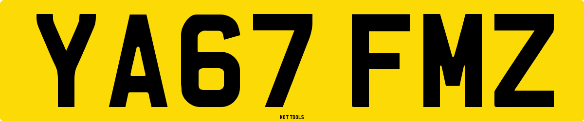 YA67FMZ MOT Check