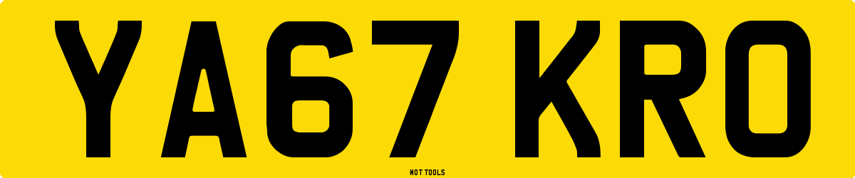 YA67KRO MOT Check