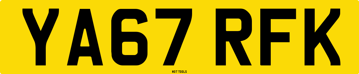 YA67RFK MOT Check