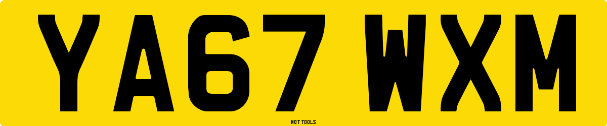 YA67WXM MOT Check