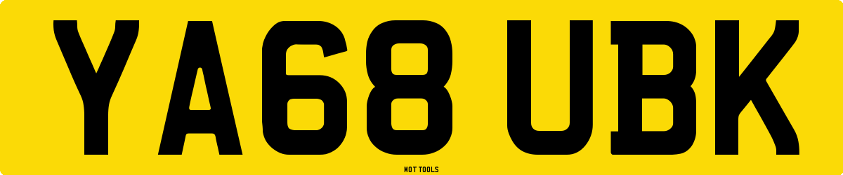 YA68UBK MOT Check