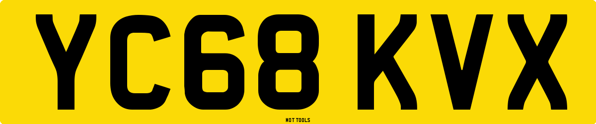 YC68KVX MOT Check