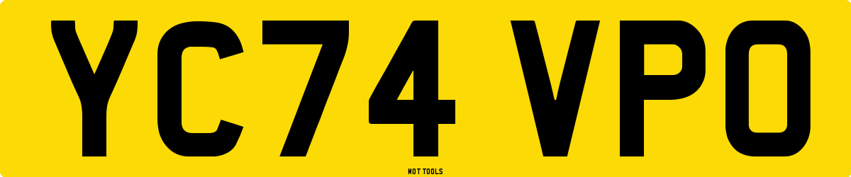 YC74VPO MOT Check