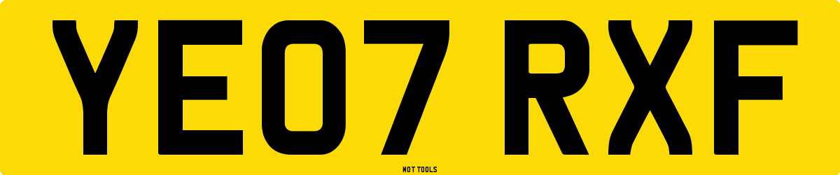 YE07RXF MOT Check