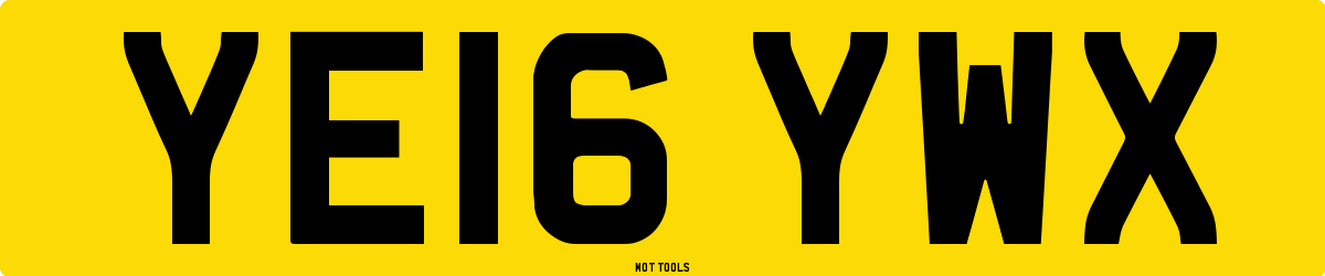 YE16YWX MOT Check