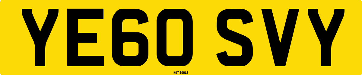 YE60SVY MOT Check