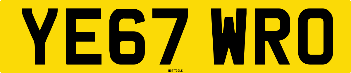 YE67WRO MOT Check