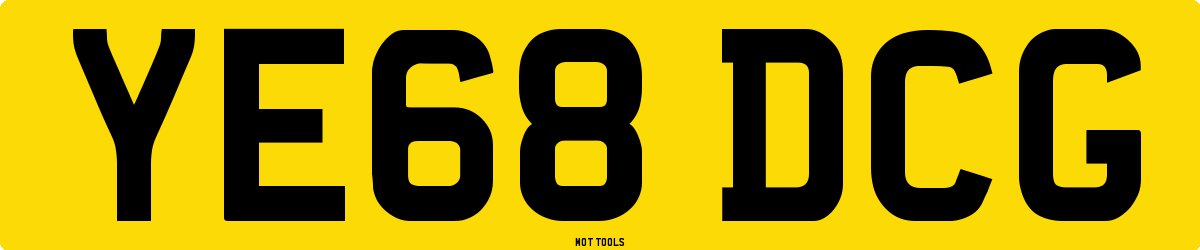 YE68DCG MOT Check