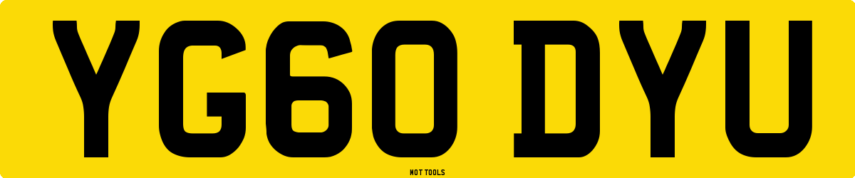 YG60DYU MOT Check