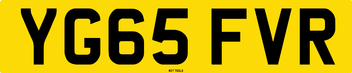 YG65FVR MOT Check
