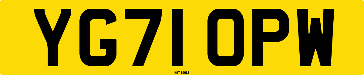 YG71OPW MOT Check