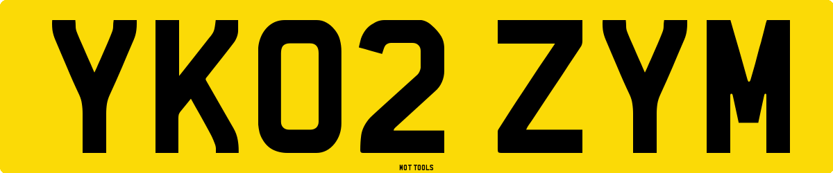 YK02ZYM MOT Check