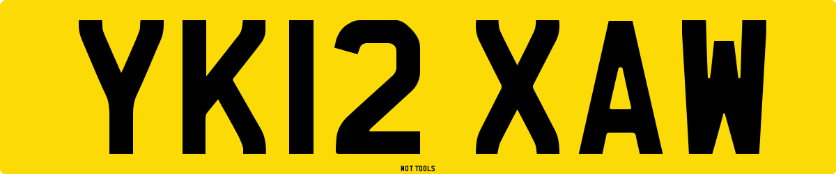 YK12XAW MOT Check