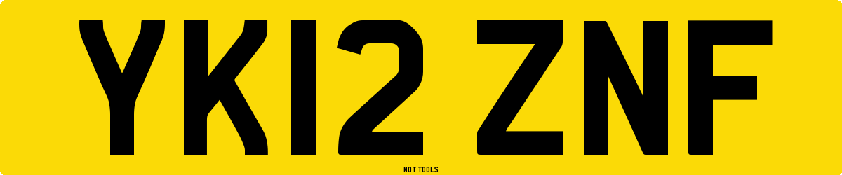 YK12ZNF MOT Check