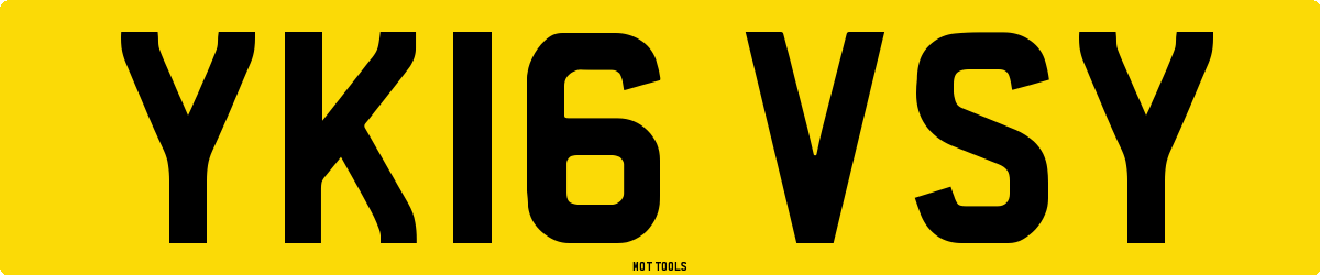 YK16VSY MOT Check