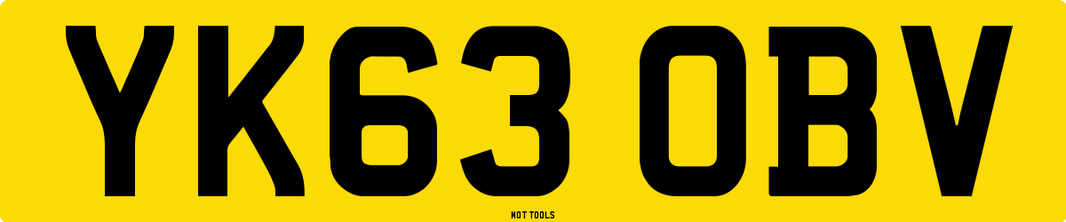 YK63OBV MOT Check