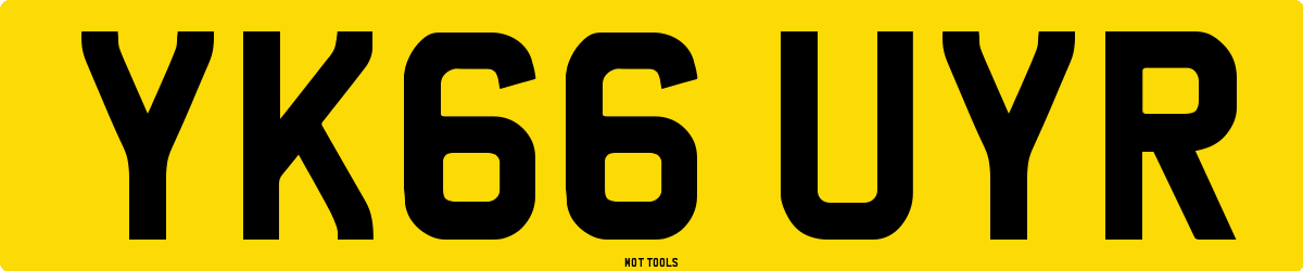 YK66UYR MOT Check