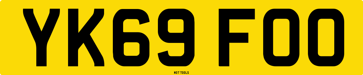 YK69FOO MOT Check