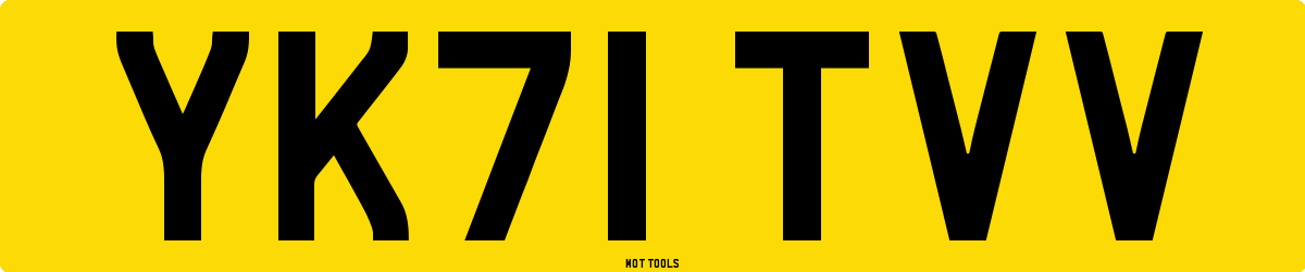 YK71TVV MOT Check