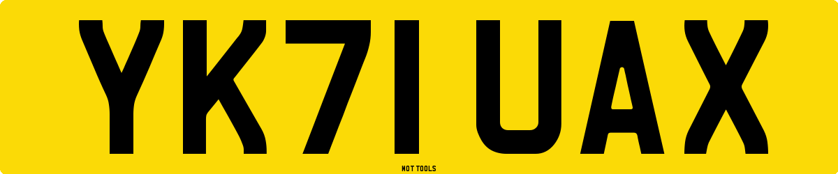 YK71UAX MOT Check