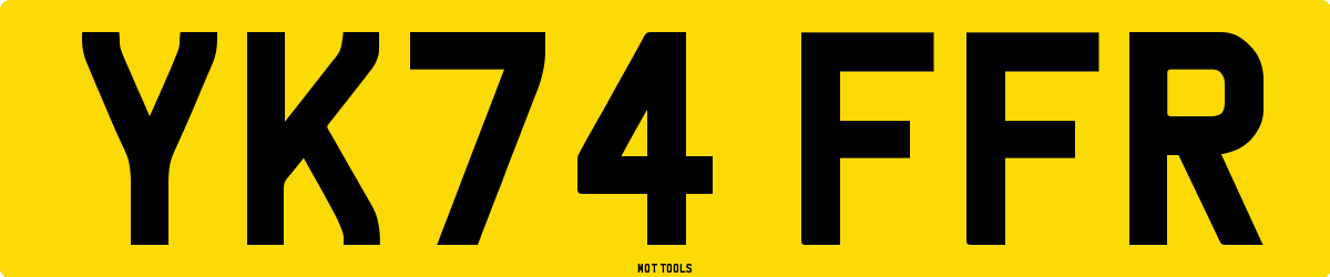 YK74FFR MOT Check