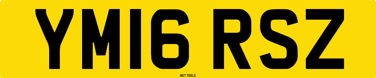 YM16RSZ MOT Check