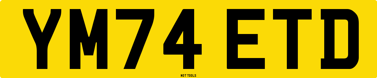 YM74ETD MOT Check