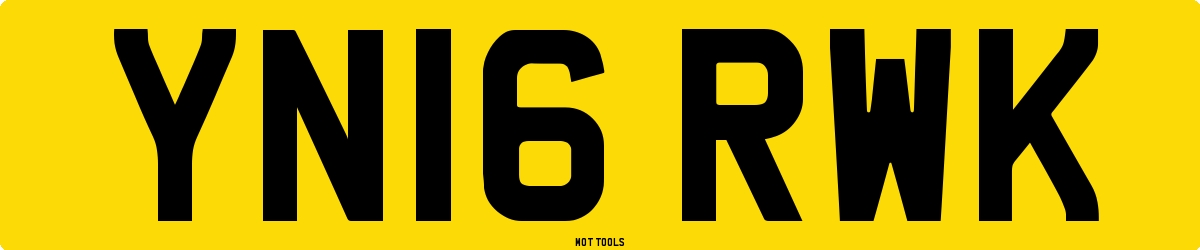 YN16RWK MOT Check