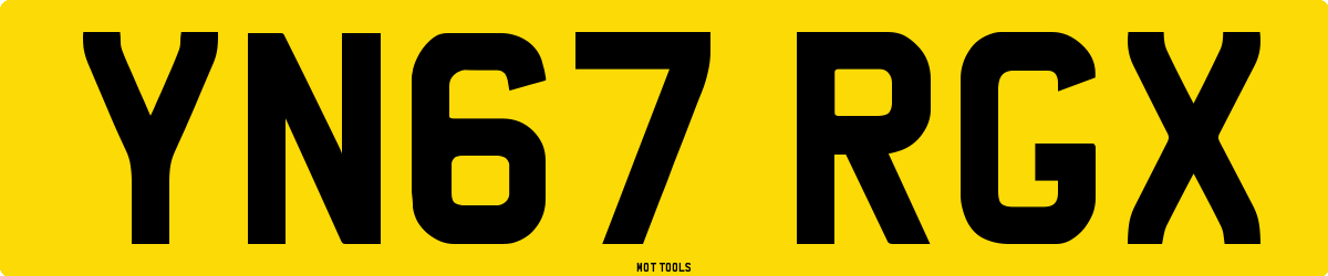 YN67RGX MOT Check