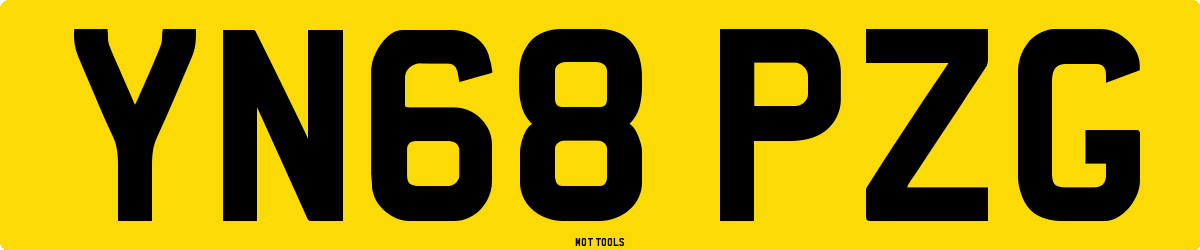 YN68PZG MOT Check