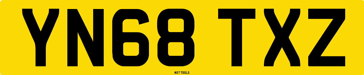 YN68TXZ MOT Check