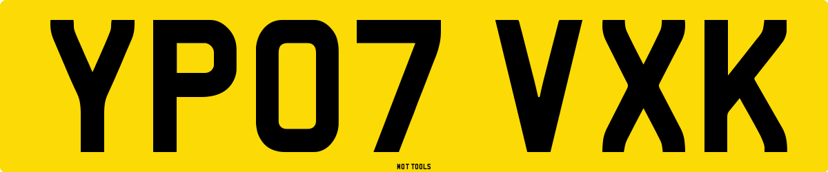 YP07VXK MOT Check