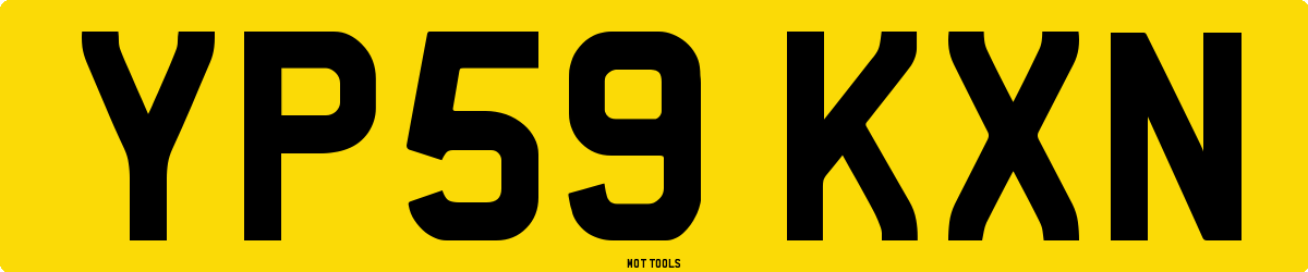 YP59KXN MOT Check